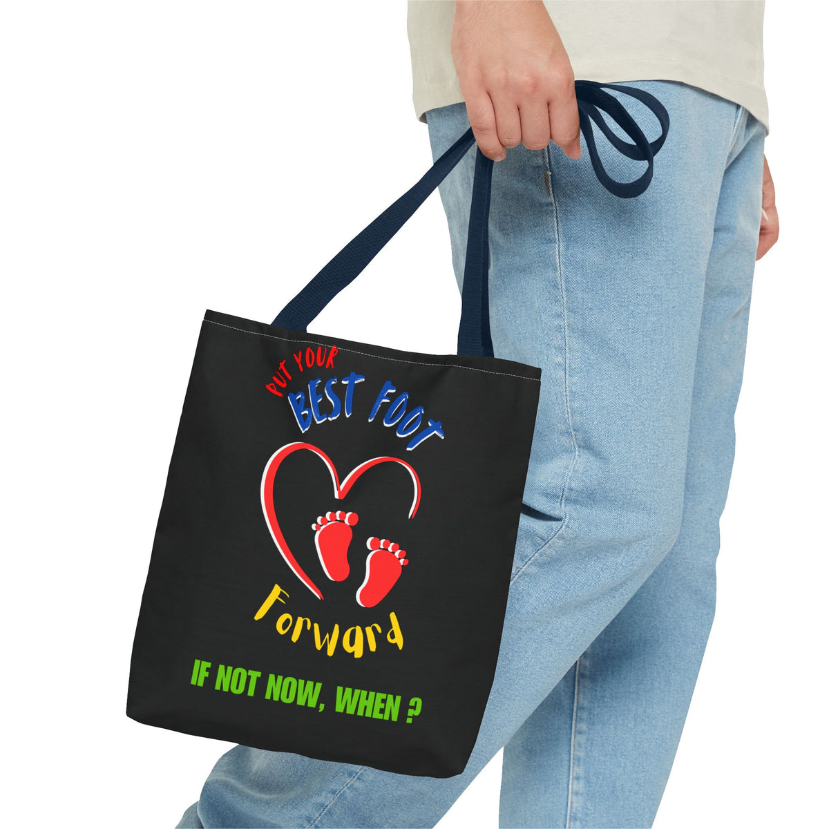 Put your best foot forward tote