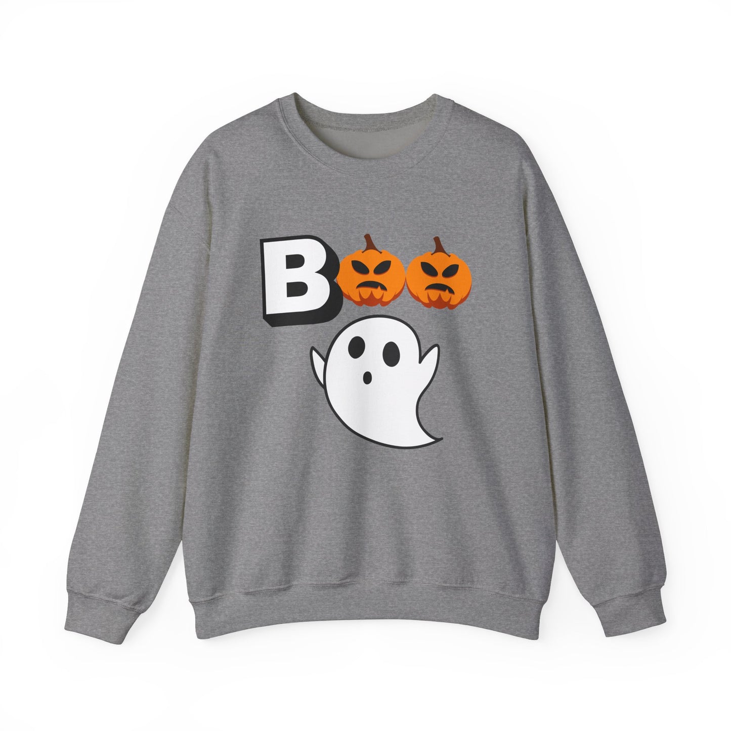 Boo Ghost, Unisex Heavy Blend™ Crewneck Sweatshirt