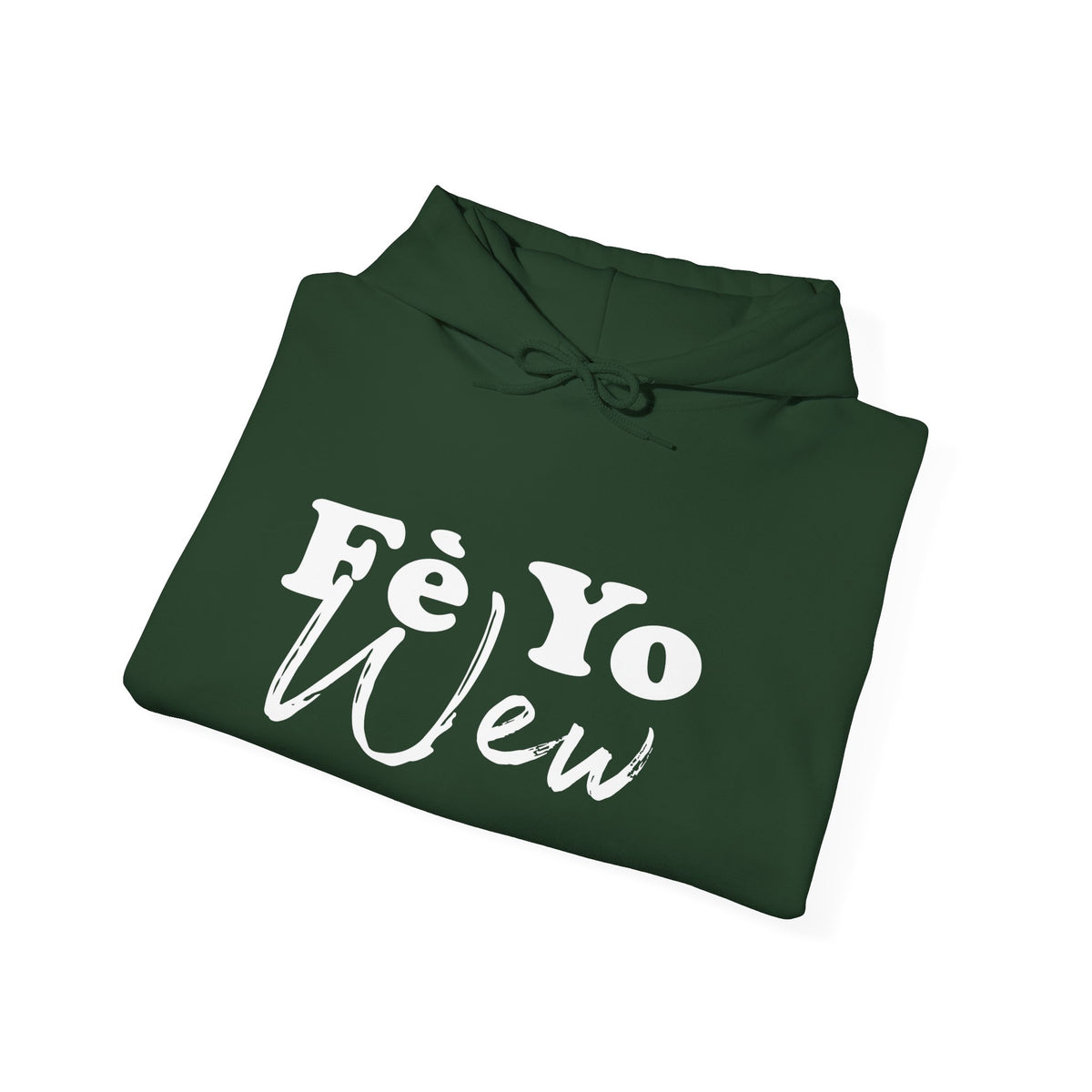 Fè yo wew Cozy Unisex Hoodie for Everyday Comfort, Gift for Friends, Casual Wear, Weekend Outfits, Unisex Heavy Blend Sweatshirt