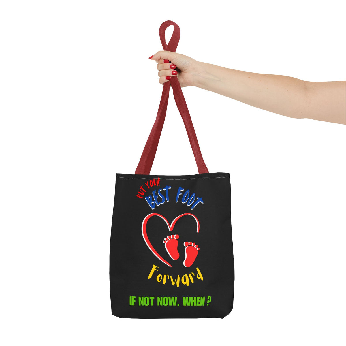 Put your best foot forward tote