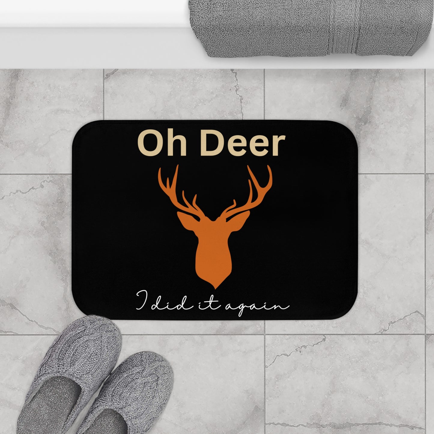 Oh deer Bath Mat