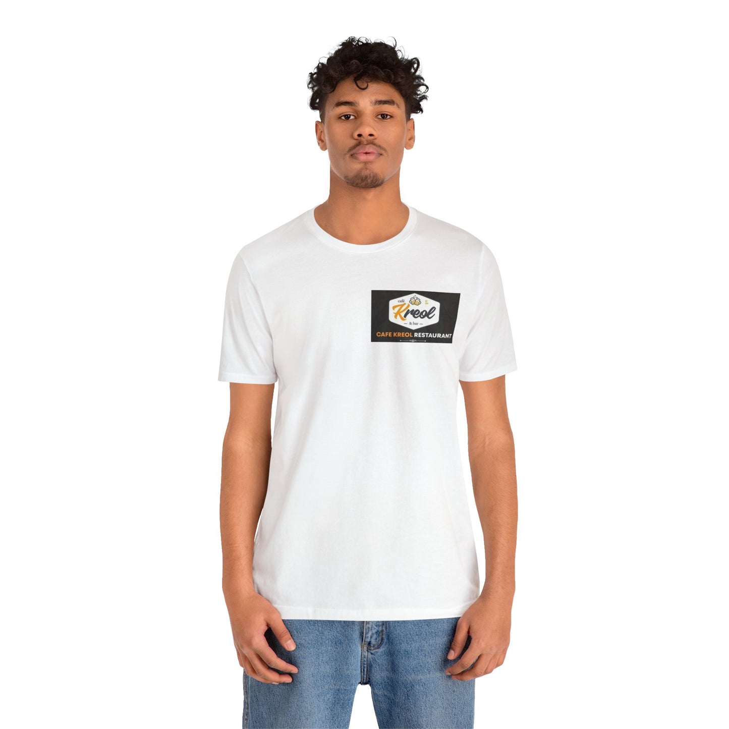 Cafe Kreyol restaurant Unisex Jersey Short Sleeve Tee