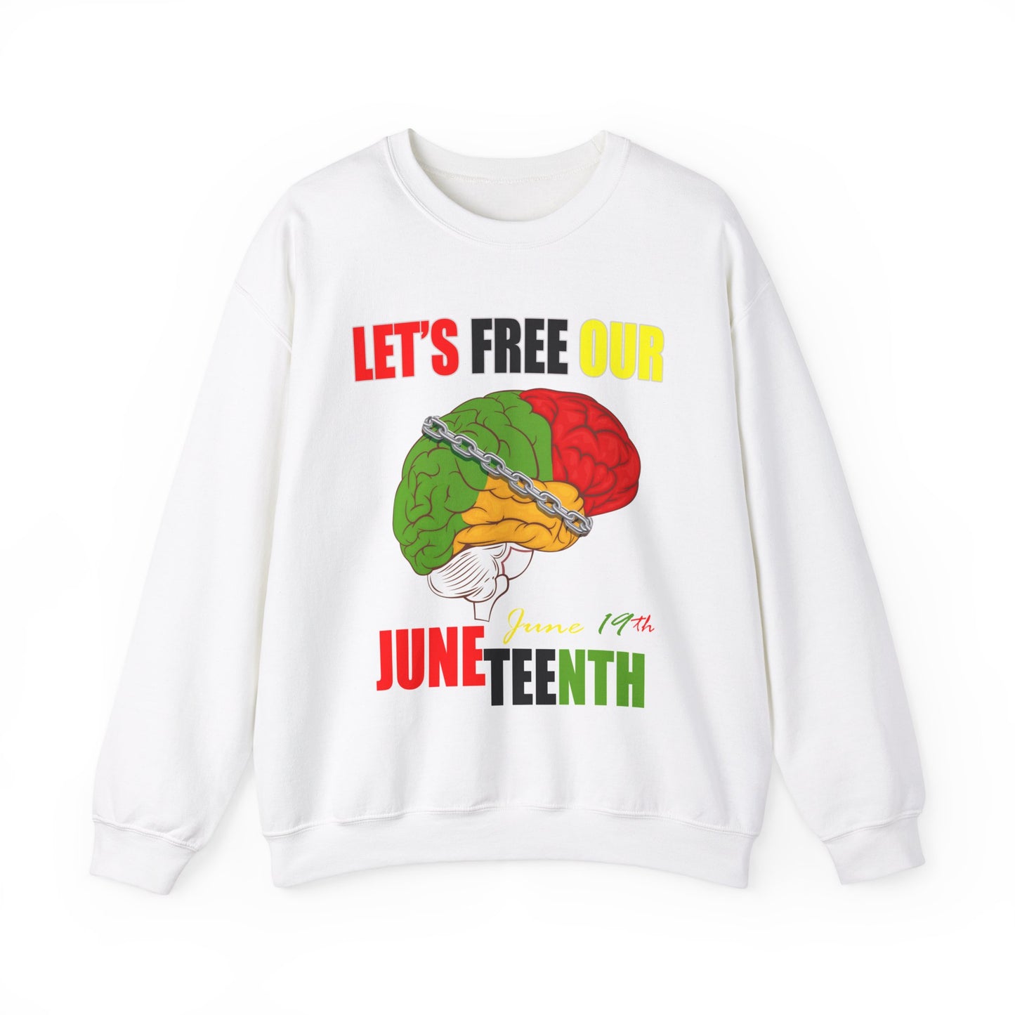 Juneteenth June 19 Unisex Heavy Blend™ Crewneck Sweatshirt