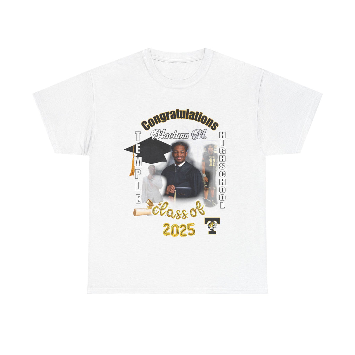 Graduation Celebration Tee - Class of 2025 Unisex Cotton Shirt