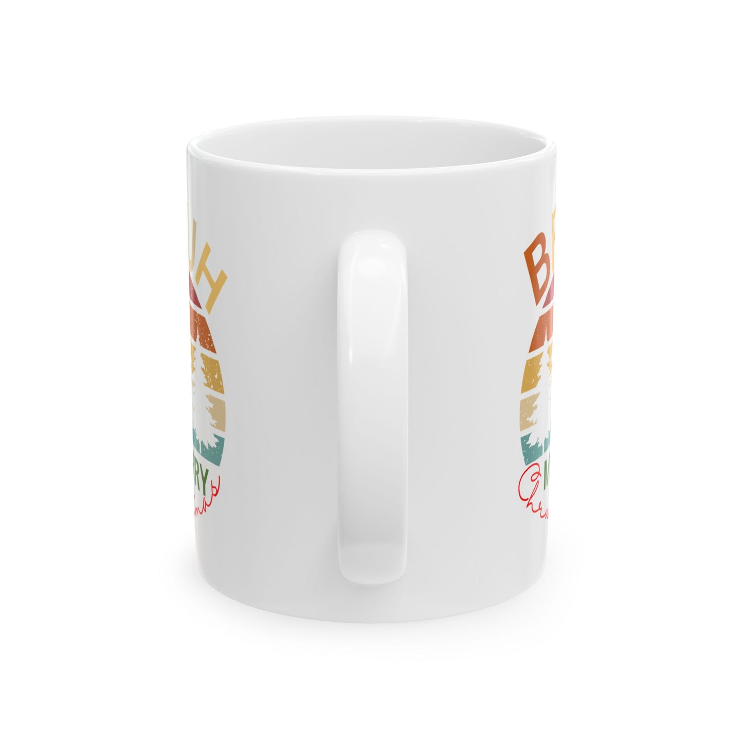 Bruh Merry Christmas, Ceramic Mug, (11oz, 15oz)