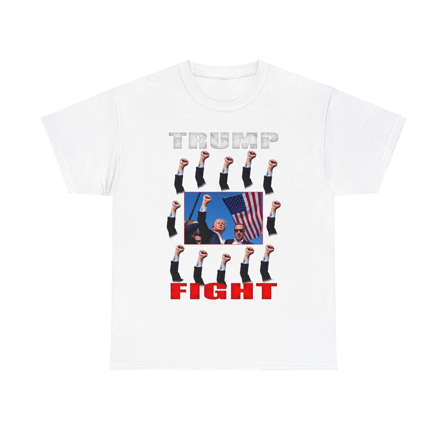 Trump Fight Unisex Heavy Cotton Tee