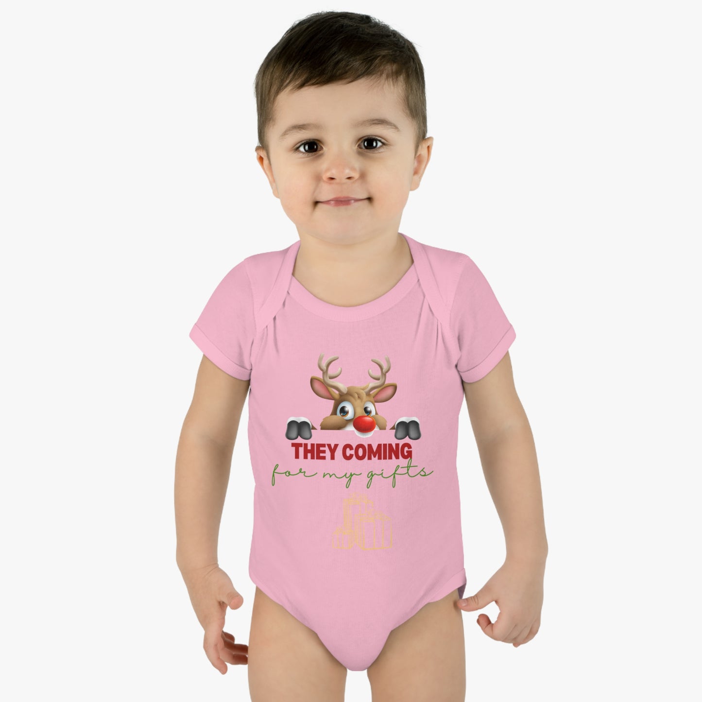 They coming for my gifts. Infant Baby Rib Bodysuit