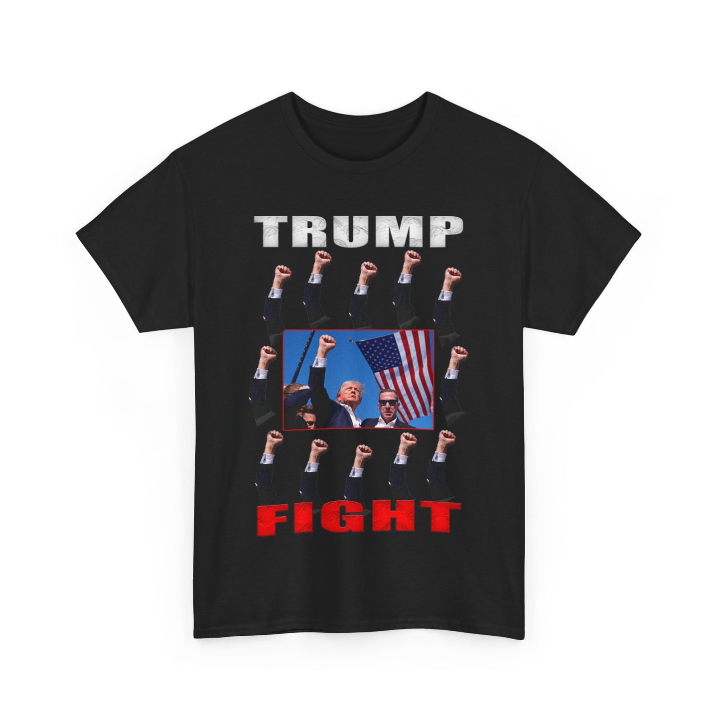 Trump Fight Unisex Heavy Cotton Tee