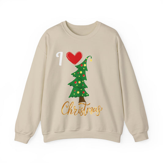 Love Christmas.  Crewneck Sweatshirt