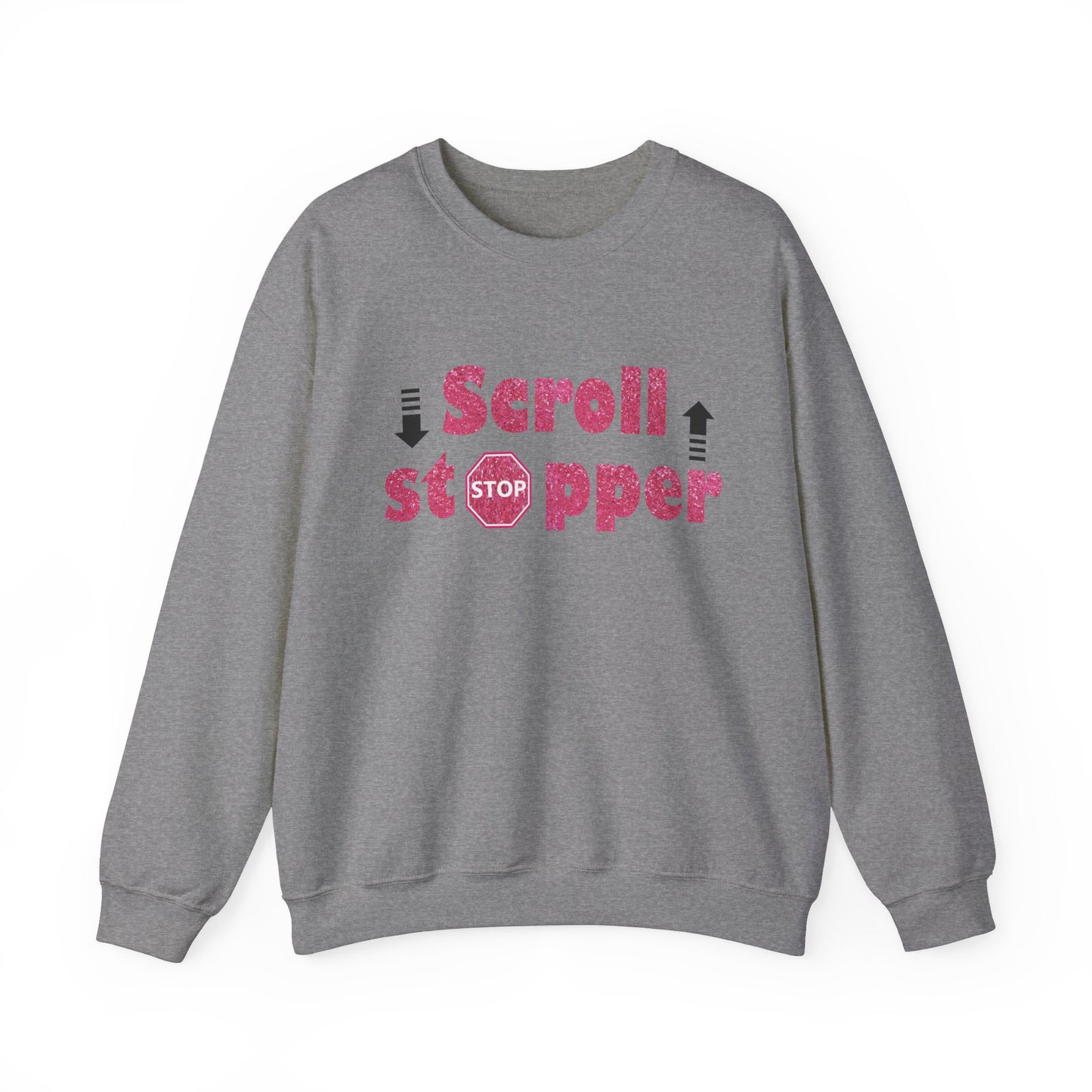 Scroll stopper Unisex Heavy Blend™ Crewneck Sweatshirt