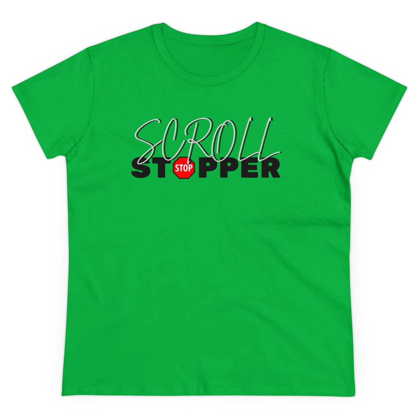 Copy of Scroll stopper cute Women's Midweight Cotton Tee