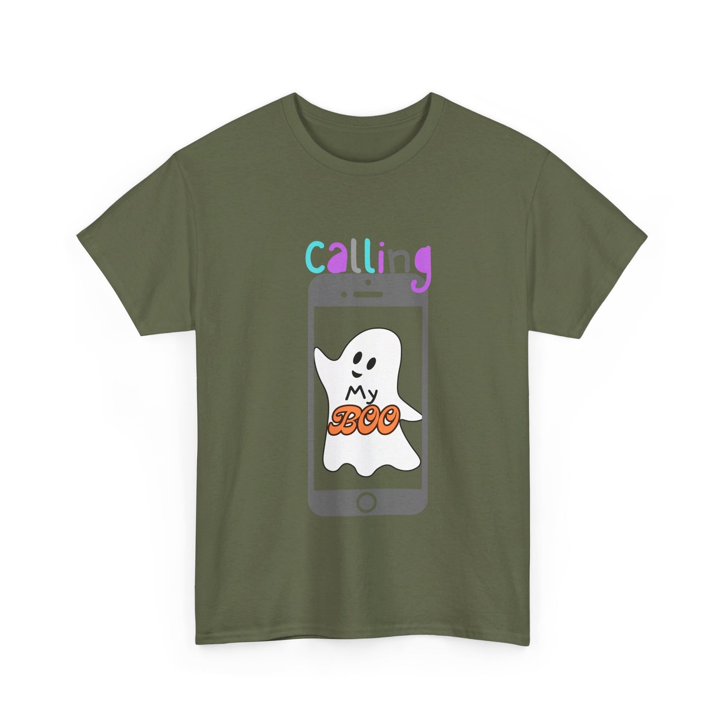 Calling my boo Unisex Heavy Cotton Tee