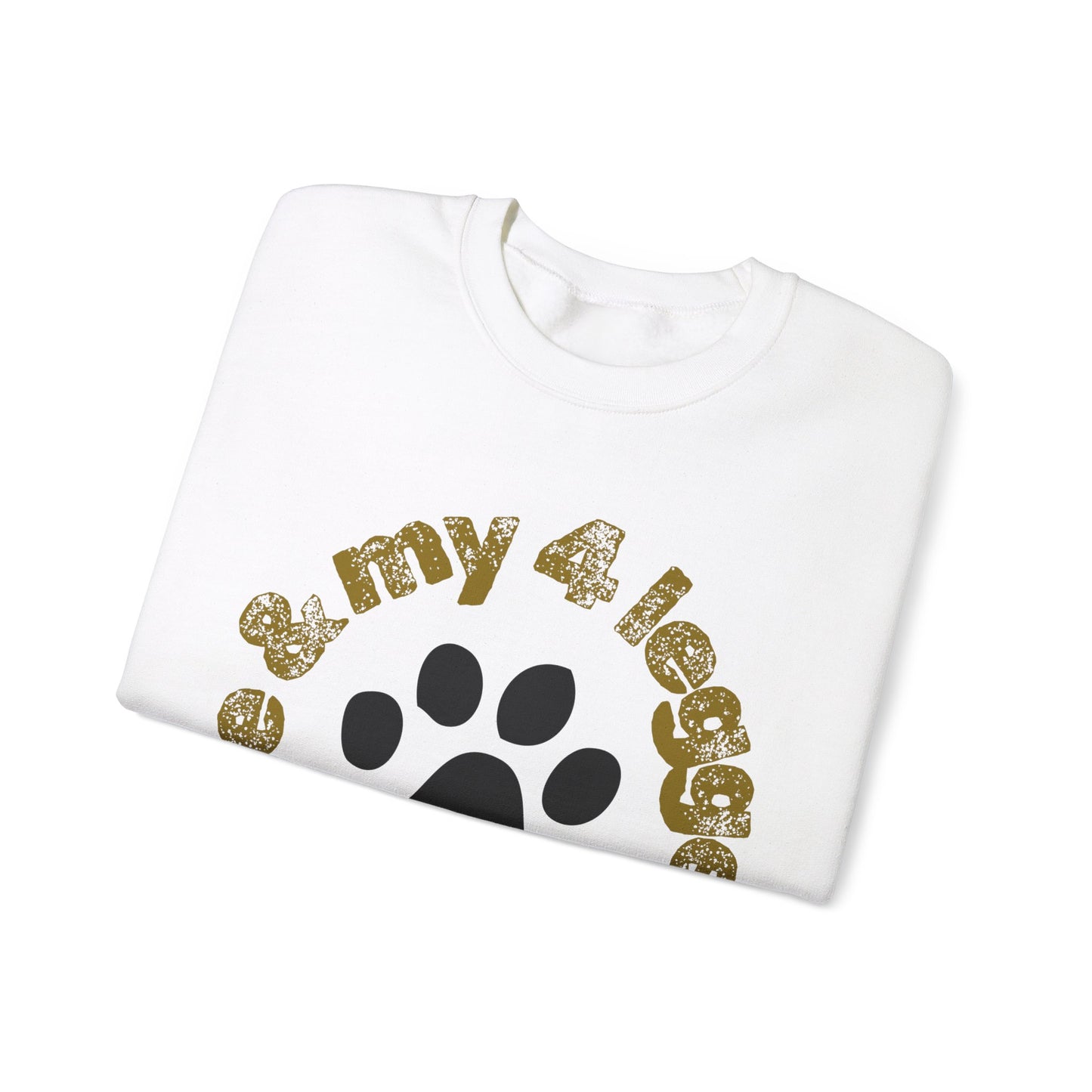 Me and 4 legged best friend Unisex Heavy Blend™ Crewneck Sweatshirt