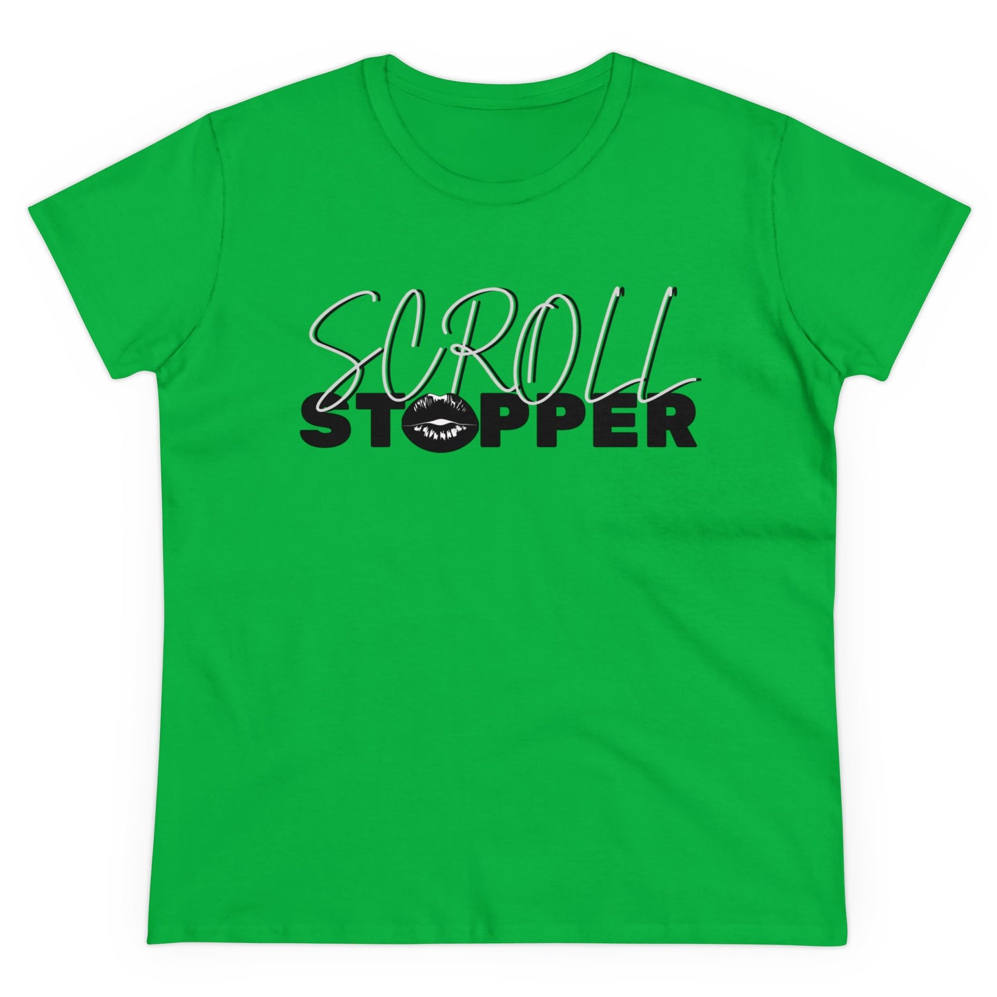 Scroll stopper cute Women's Midweight Cotton Tee