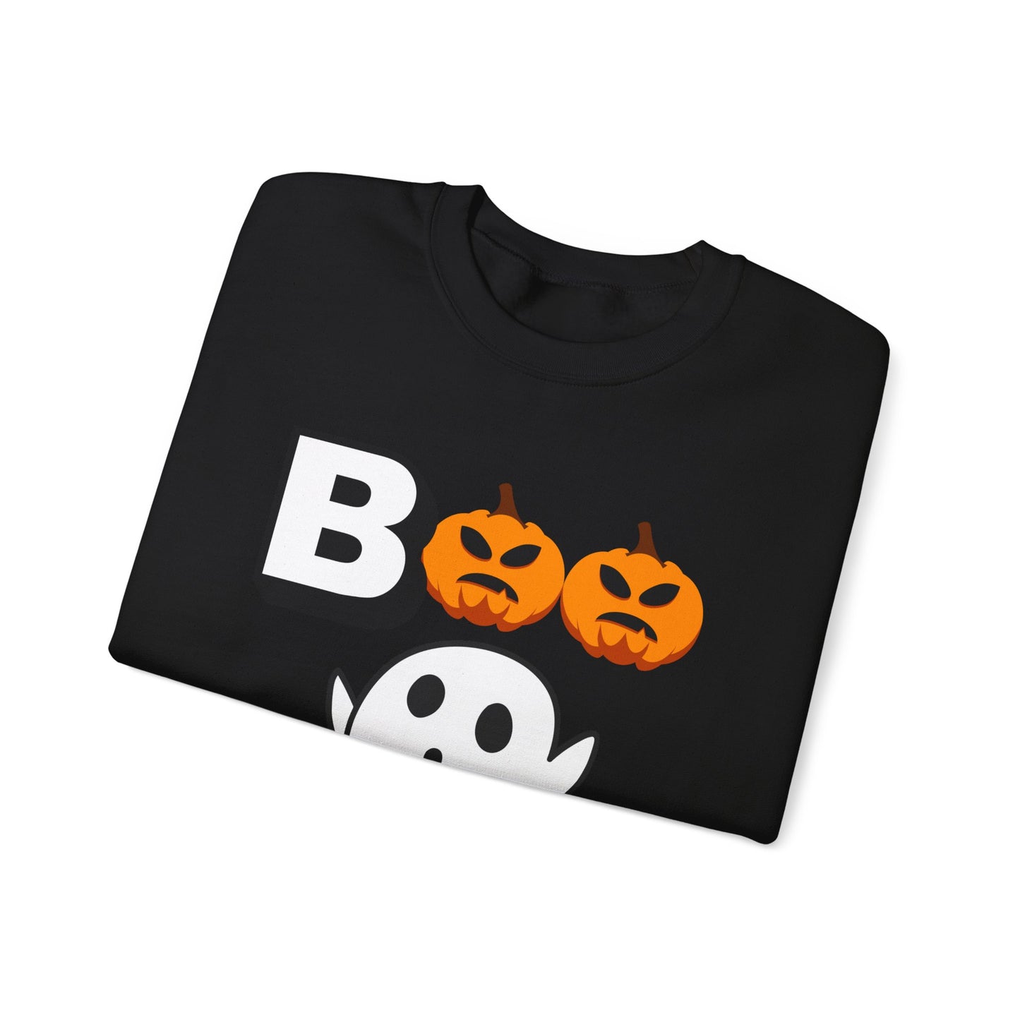 Boo Ghost, Unisex Heavy Blend™ Crewneck Sweatshirt