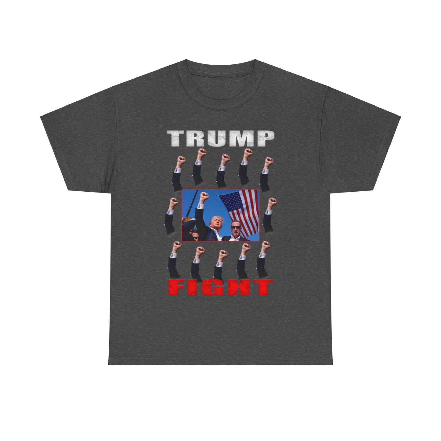 Trump Fight Unisex Heavy Cotton Tee