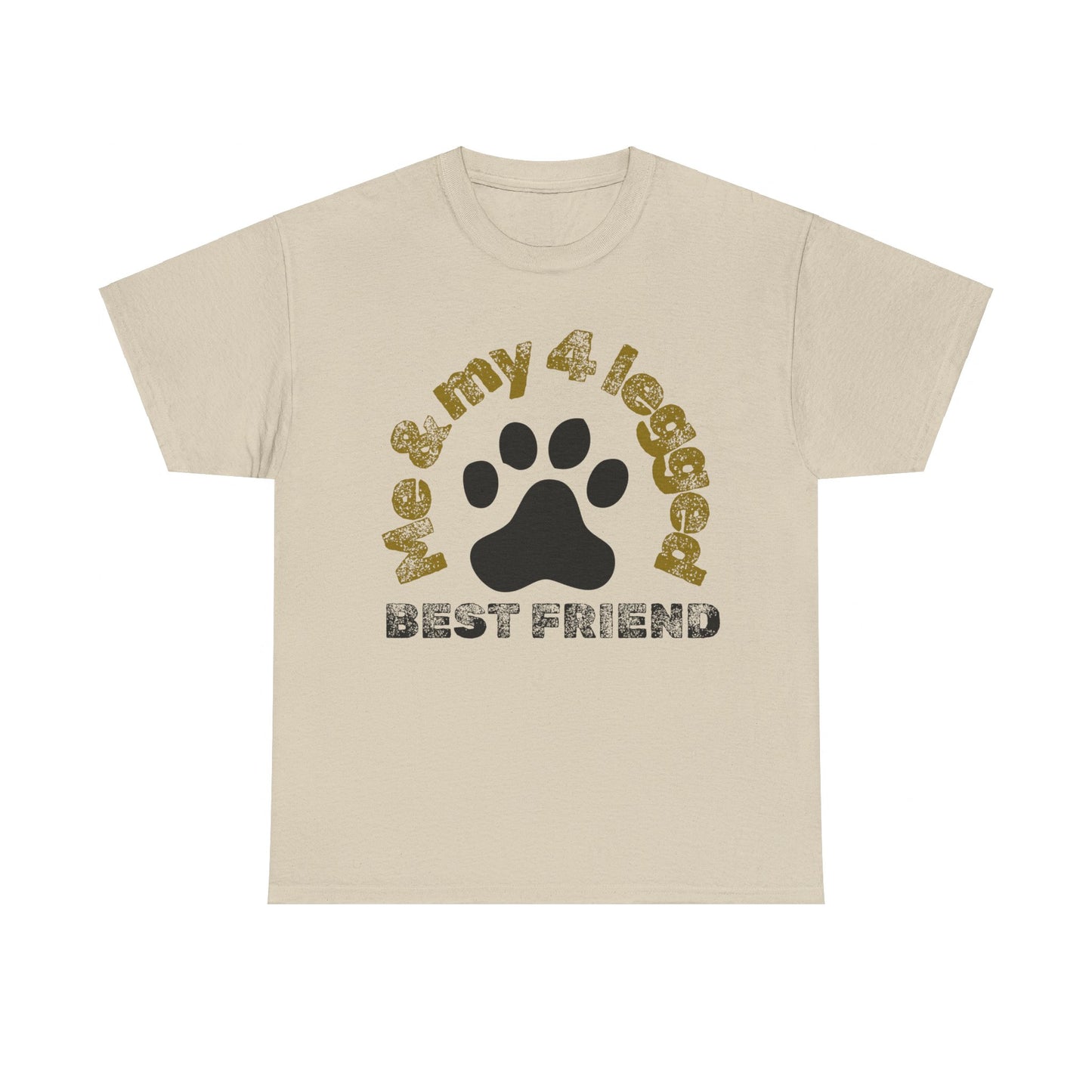 Me and my 4 legged best friend Unisex Heavy Cotton Tee