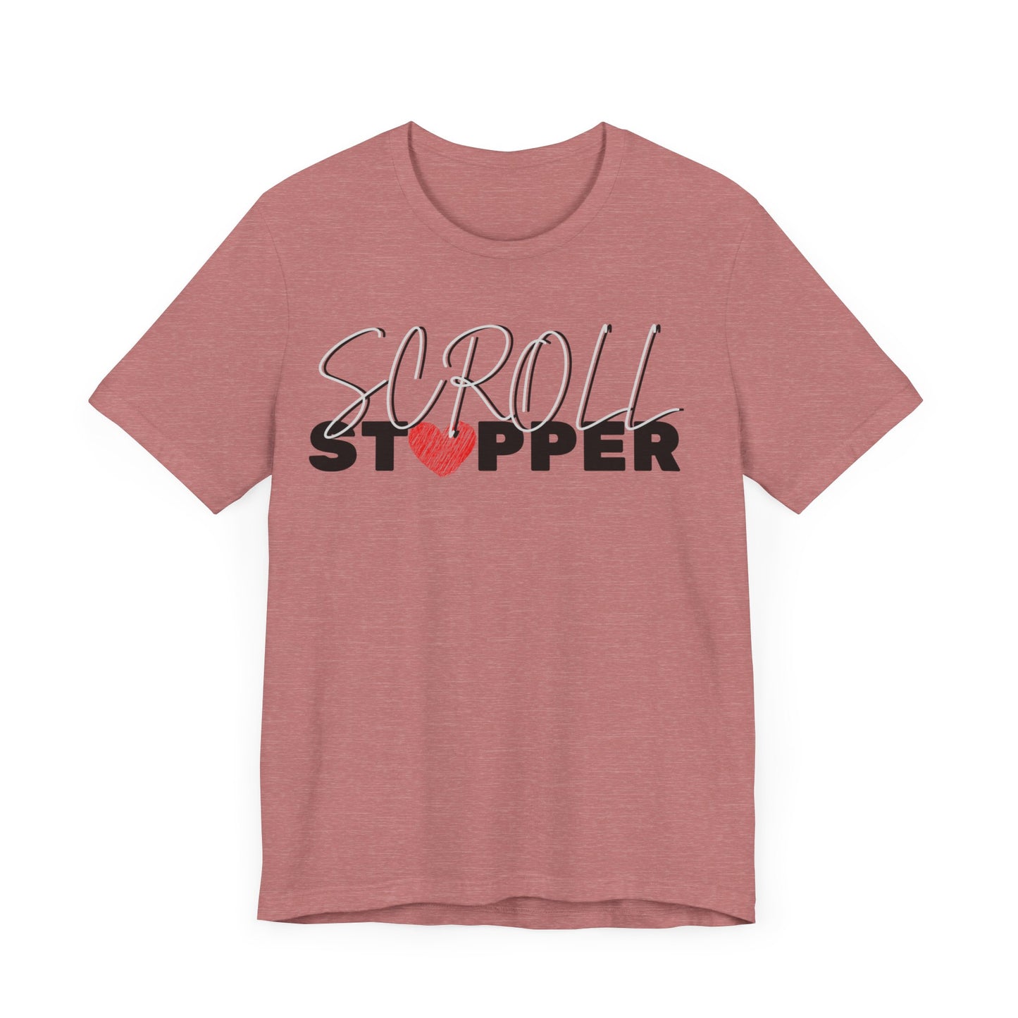 Scroll stopper ( women top ) Unisex Jersey Short Sleeve Tee