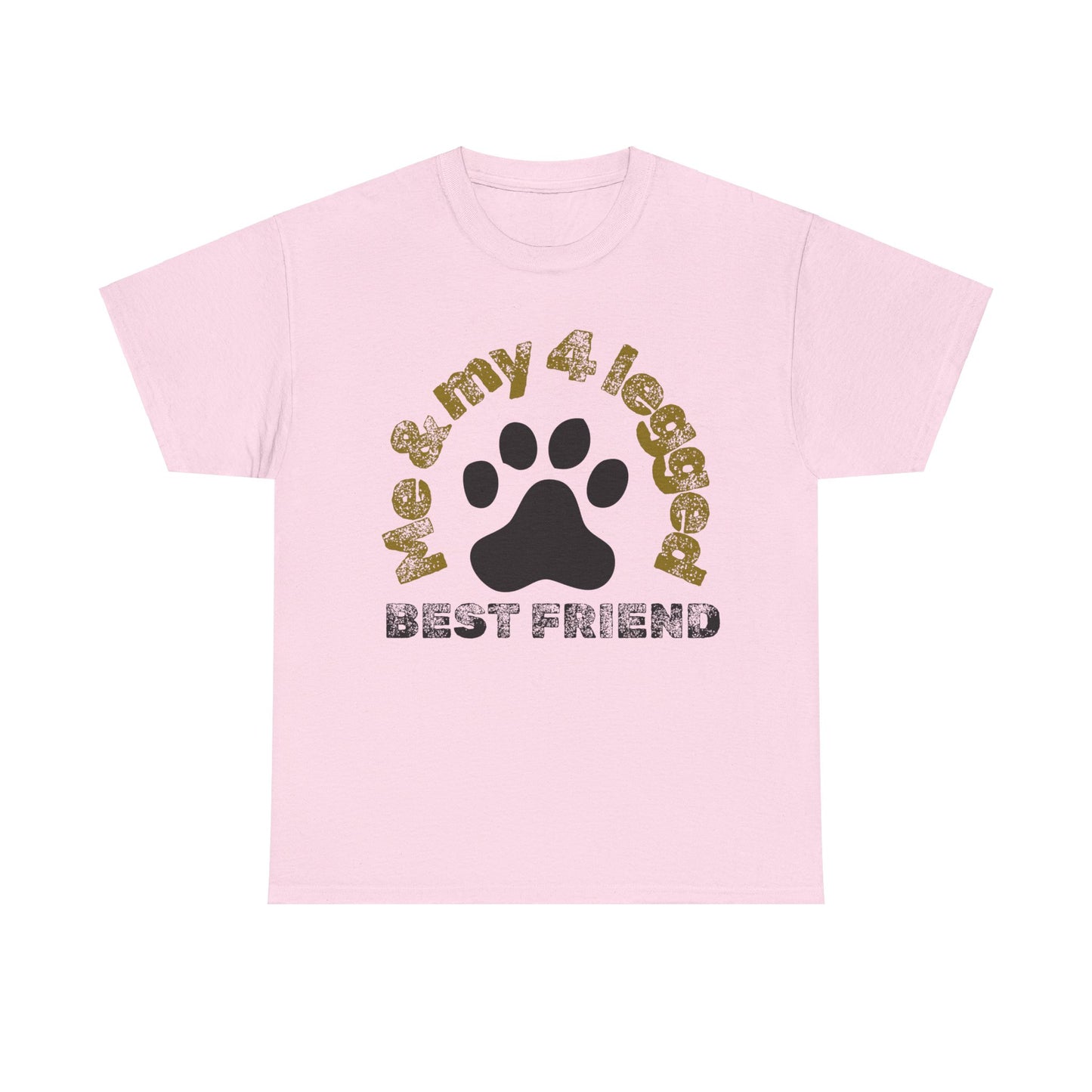 Me and my 4 legged best friend Unisex Heavy Cotton Tee