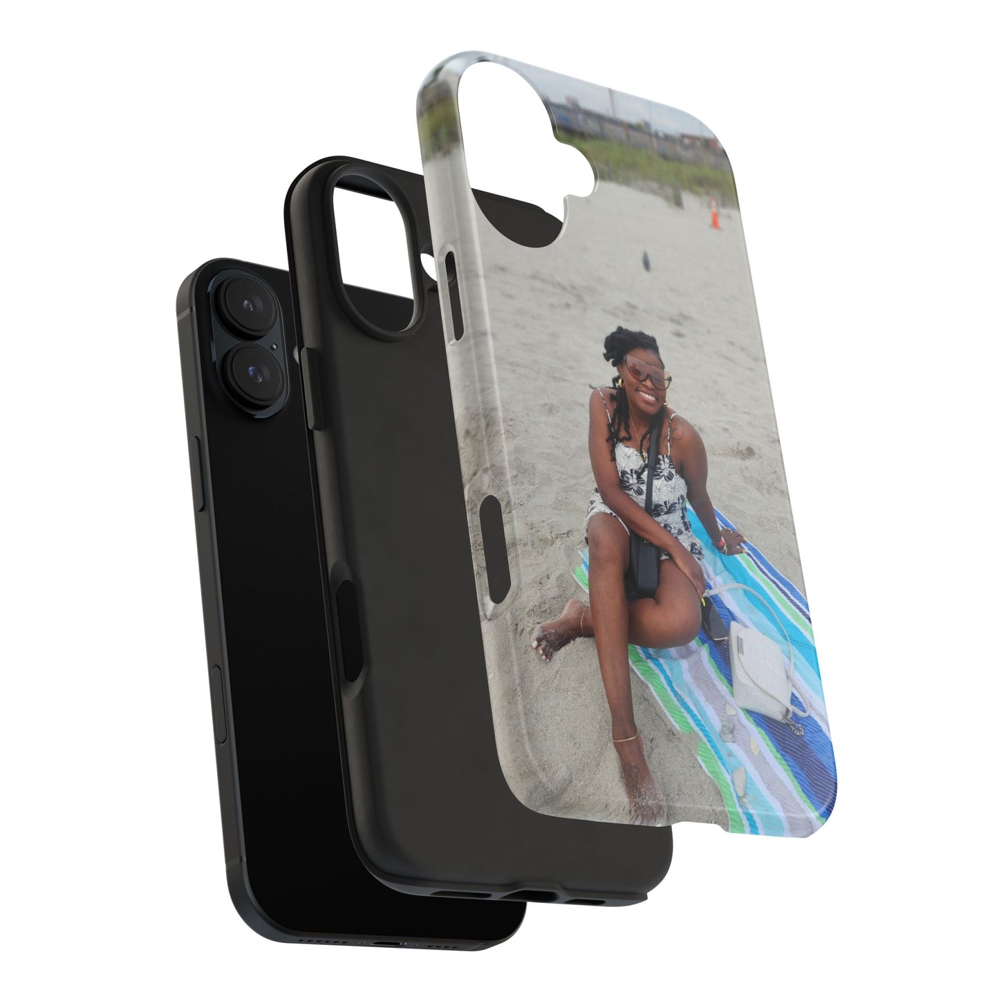 Her Personalized Tough Phone Cases, Customizable Phone Cover, Durable Phone Protection, Beach Memories Case, Unique Gift Idea, Summer Vibes