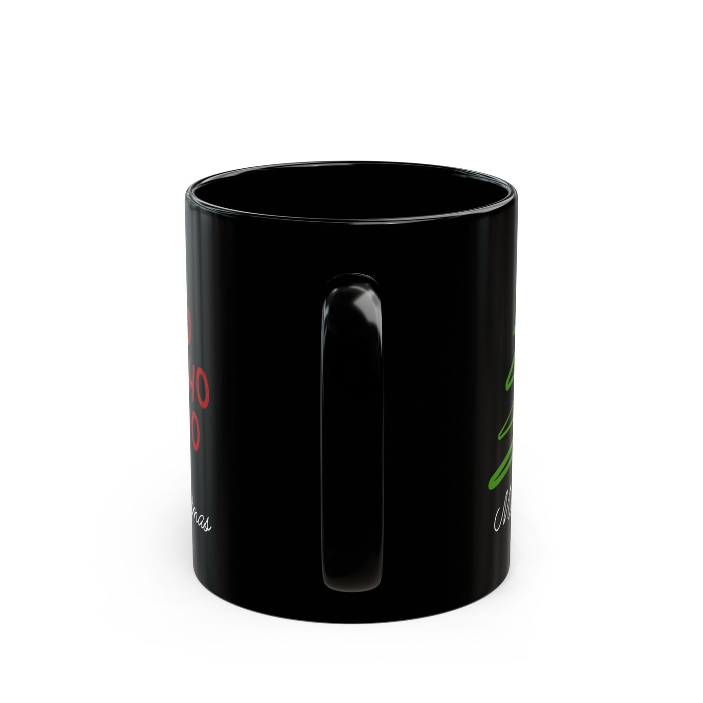 Ho ho ho, Merry Christmas, Black Mug (11oz, 15oz)