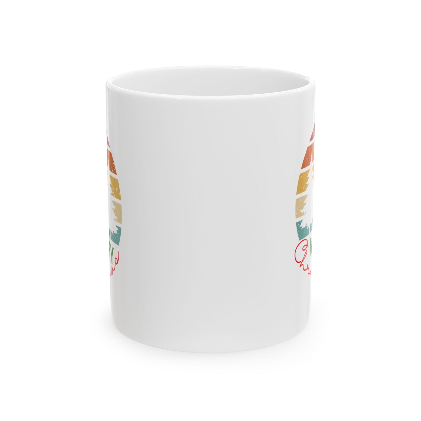 Merry Christmas, Ceramic Mug, (11oz, 15oz)