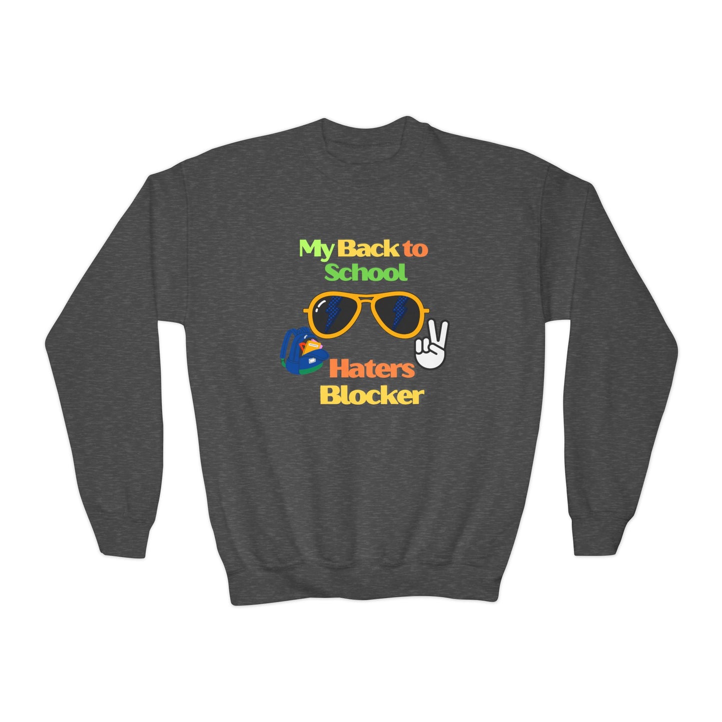 My back to school Youth Crewneck Sweatshirt