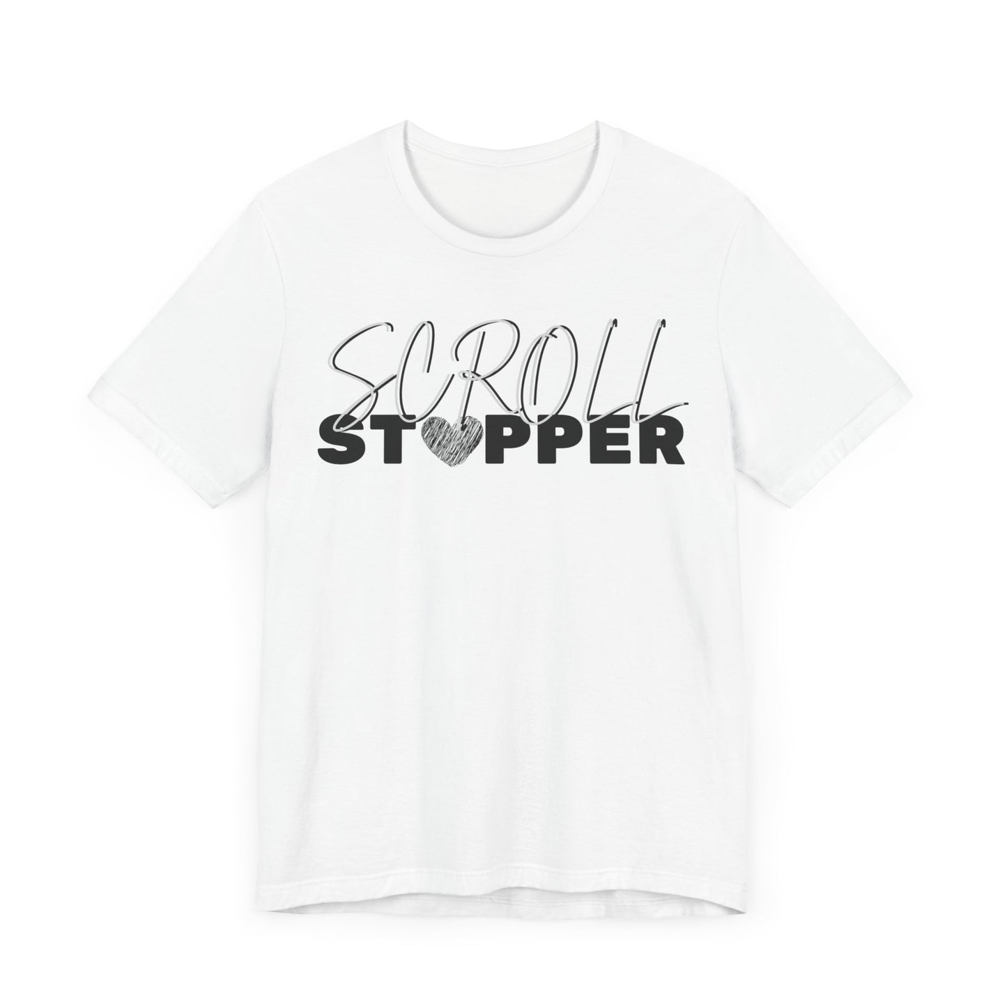 Scroll stopper ( women top ) Unisex Jersey Short Sleeve Tee