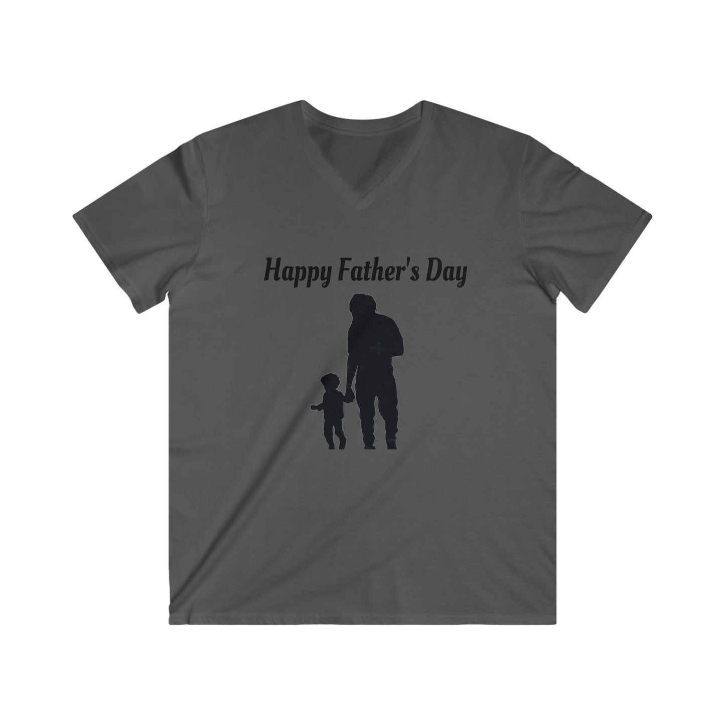 Happy fathers day Men's Fitted V-Neck Short Sleeve Tee