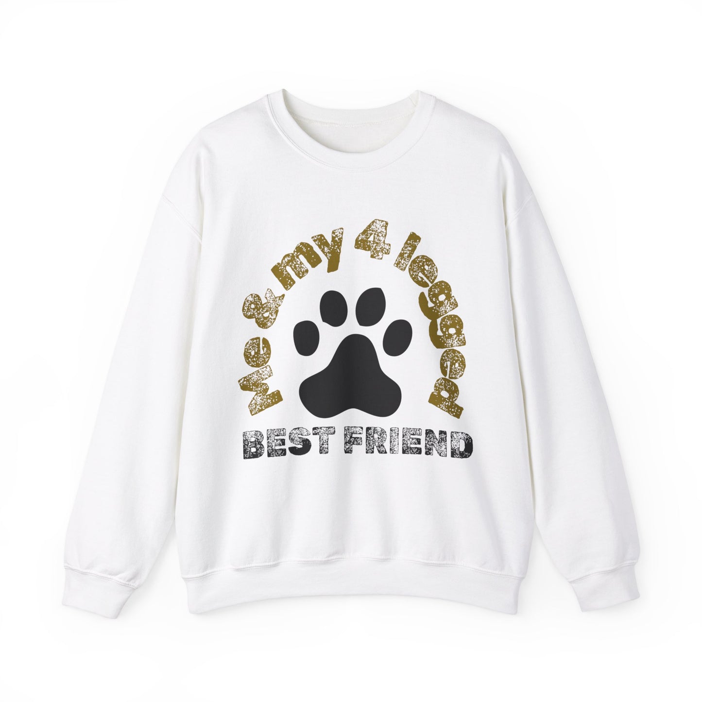 Me and 4 legged best friend Unisex Heavy Blend™ Crewneck Sweatshirt