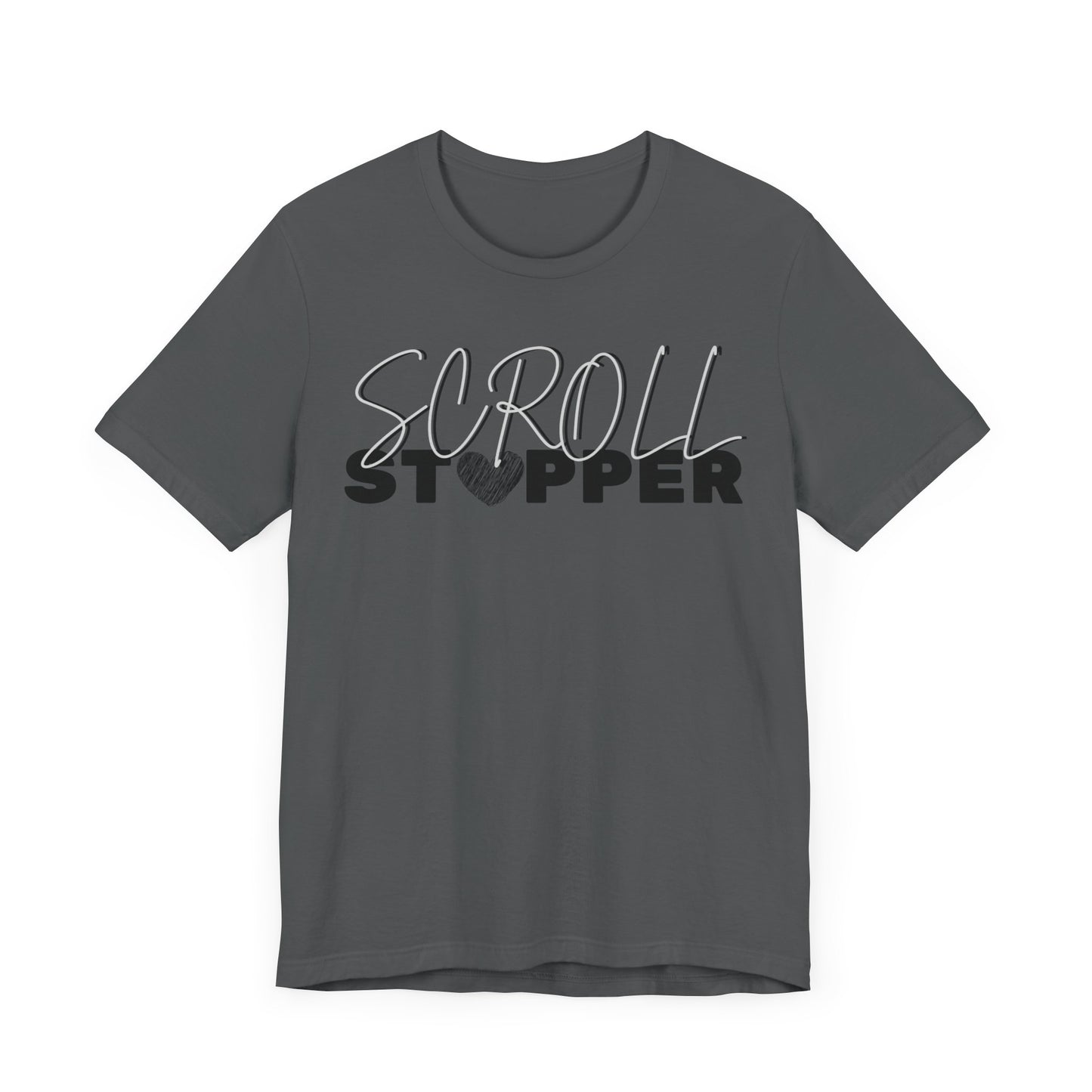 Scroll stopper ( women top ) Unisex Jersey Short Sleeve Tee