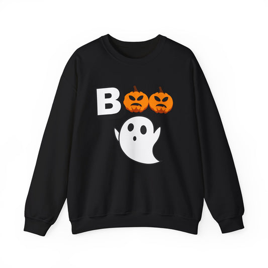 Boo Ghost, Unisex Heavy Blend™ Crewneck Sweatshirt