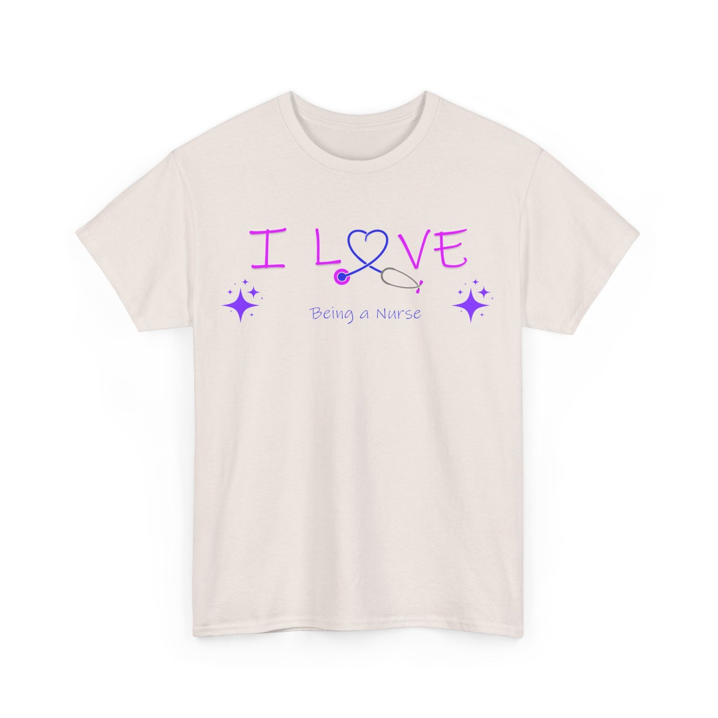 love being a nurse Unisex Heavy Cotton Tee