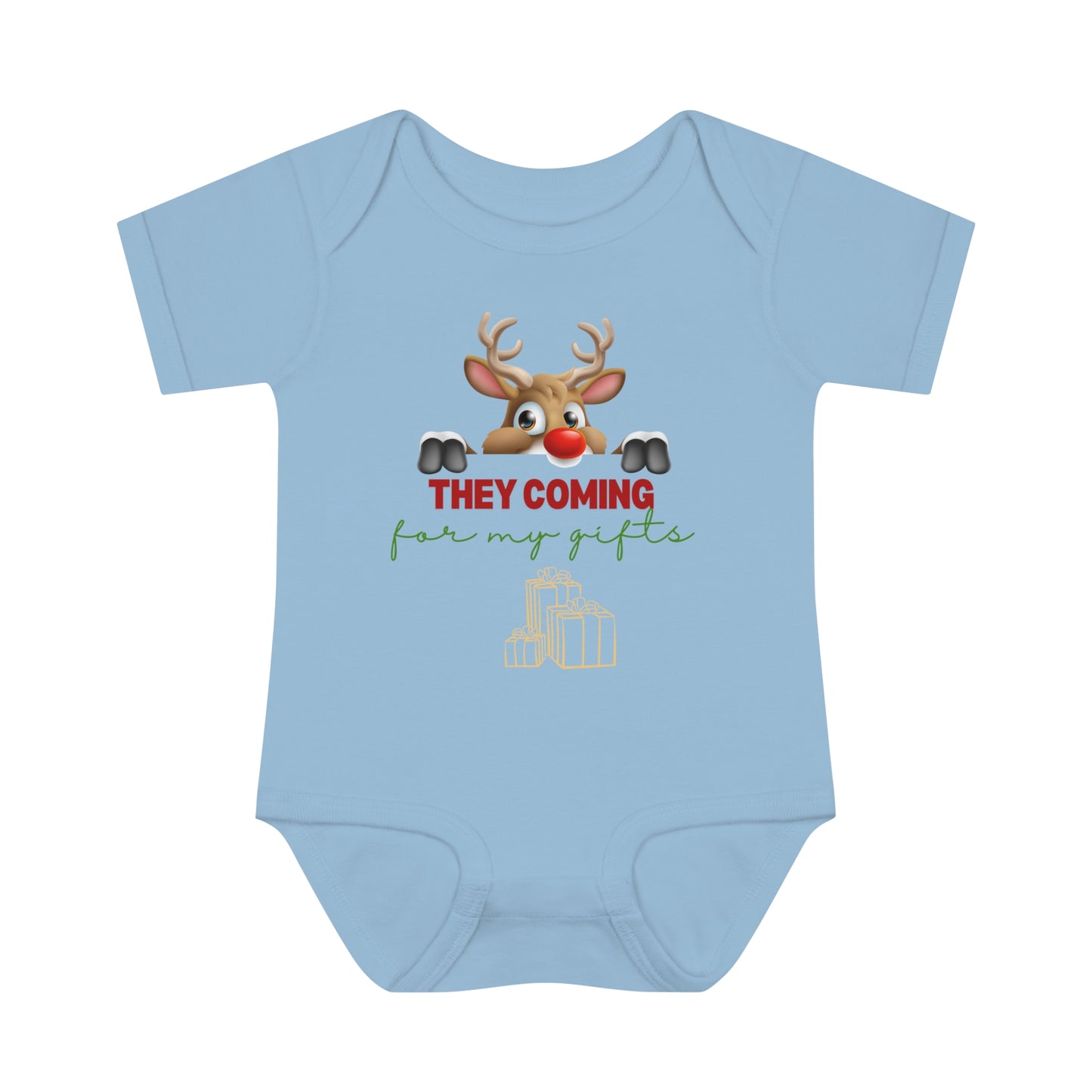 They coming for my gifts. Infant Baby Rib Bodysuit