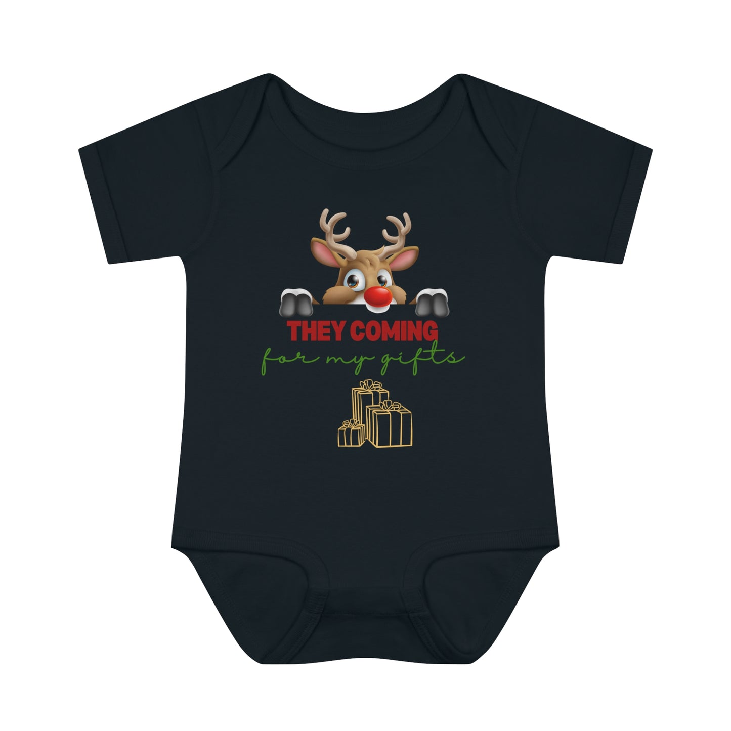 They coming for my gifts. Infant Baby Rib Bodysuit