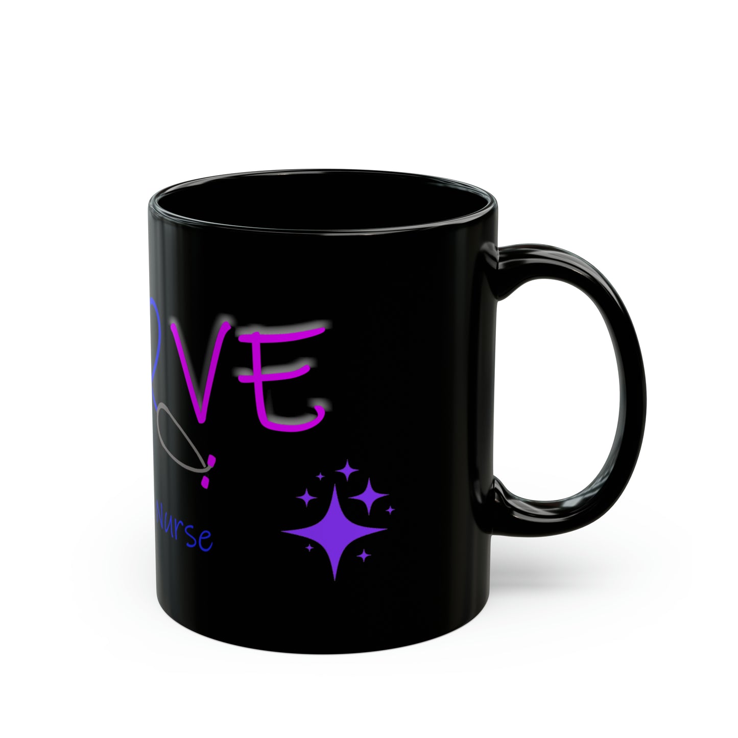 Love nurse Black Mug (11oz, 15oz)