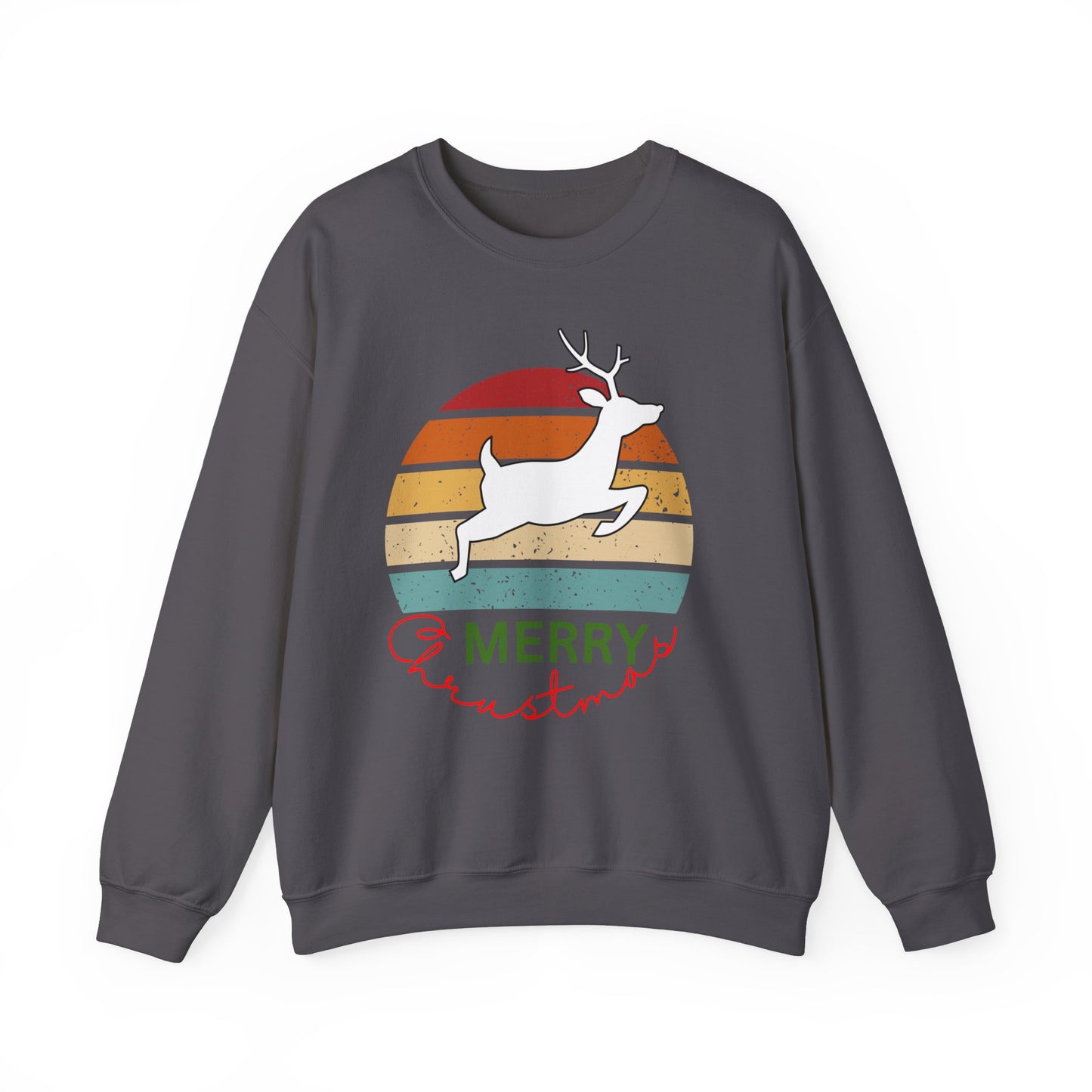 Ho ho ho deer, Merry Christmas. Crewneck Sweatshirt