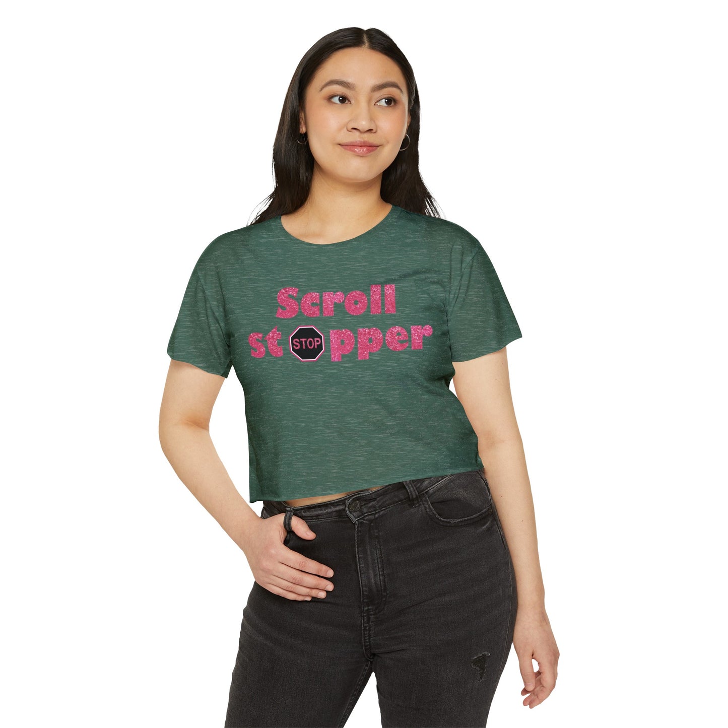 Scroll stopper Women's Festival Crop Top