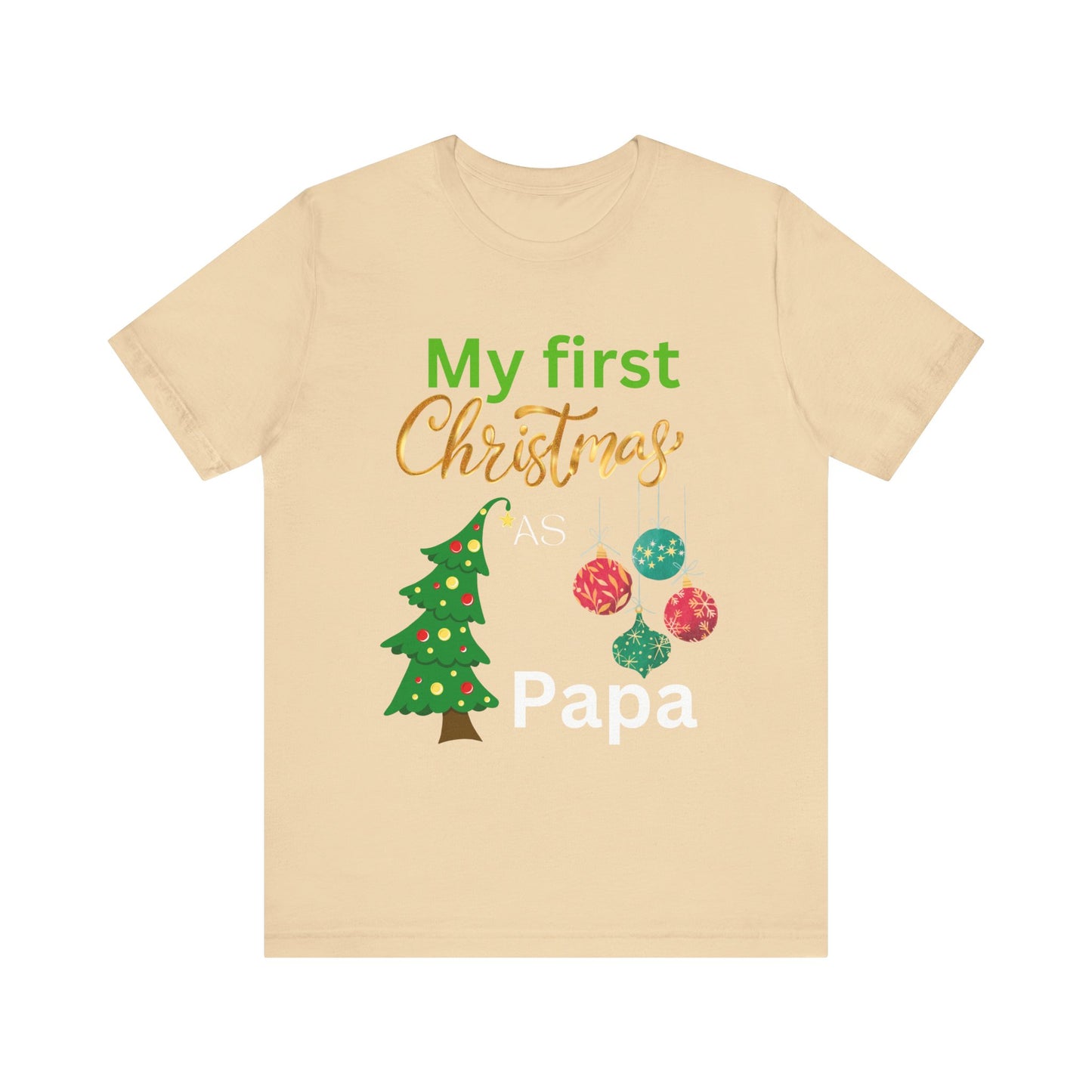 First Christmas as papa, First time dad, first baby,