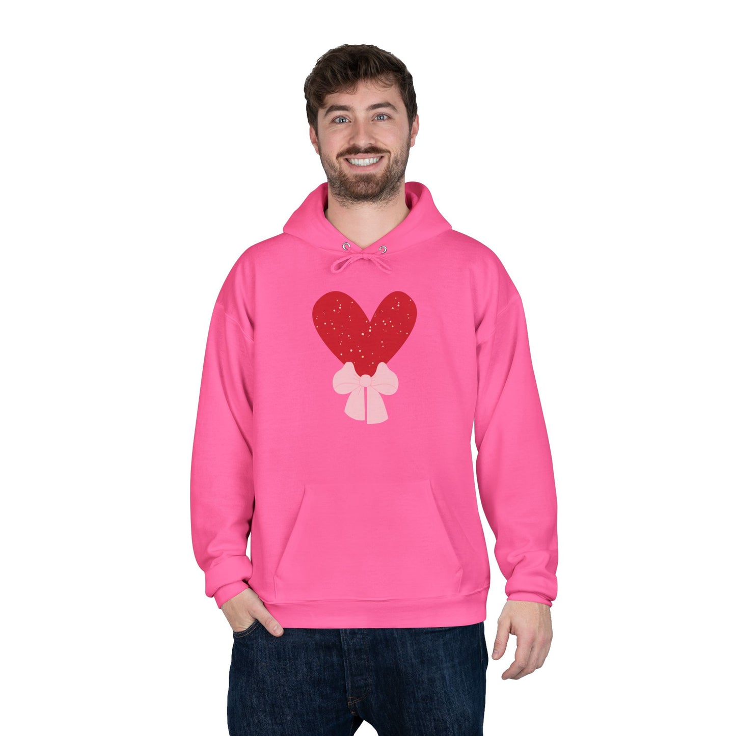 Valentines day heart Unisex EcoSmart® Pullover Hoodie Sweatshirt