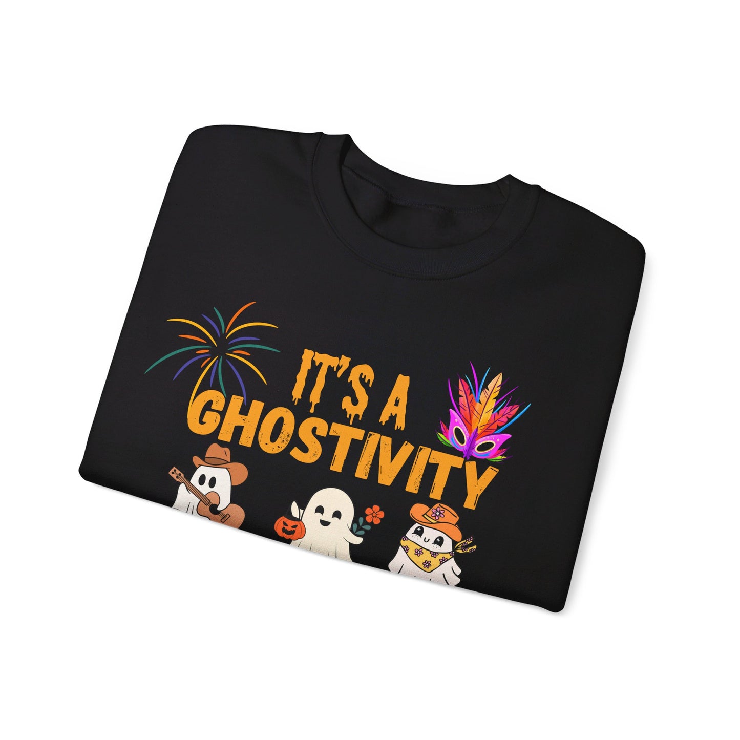 It's a Ghostivity Unisex Heavy Blend™ Crewneck Sweatshirt