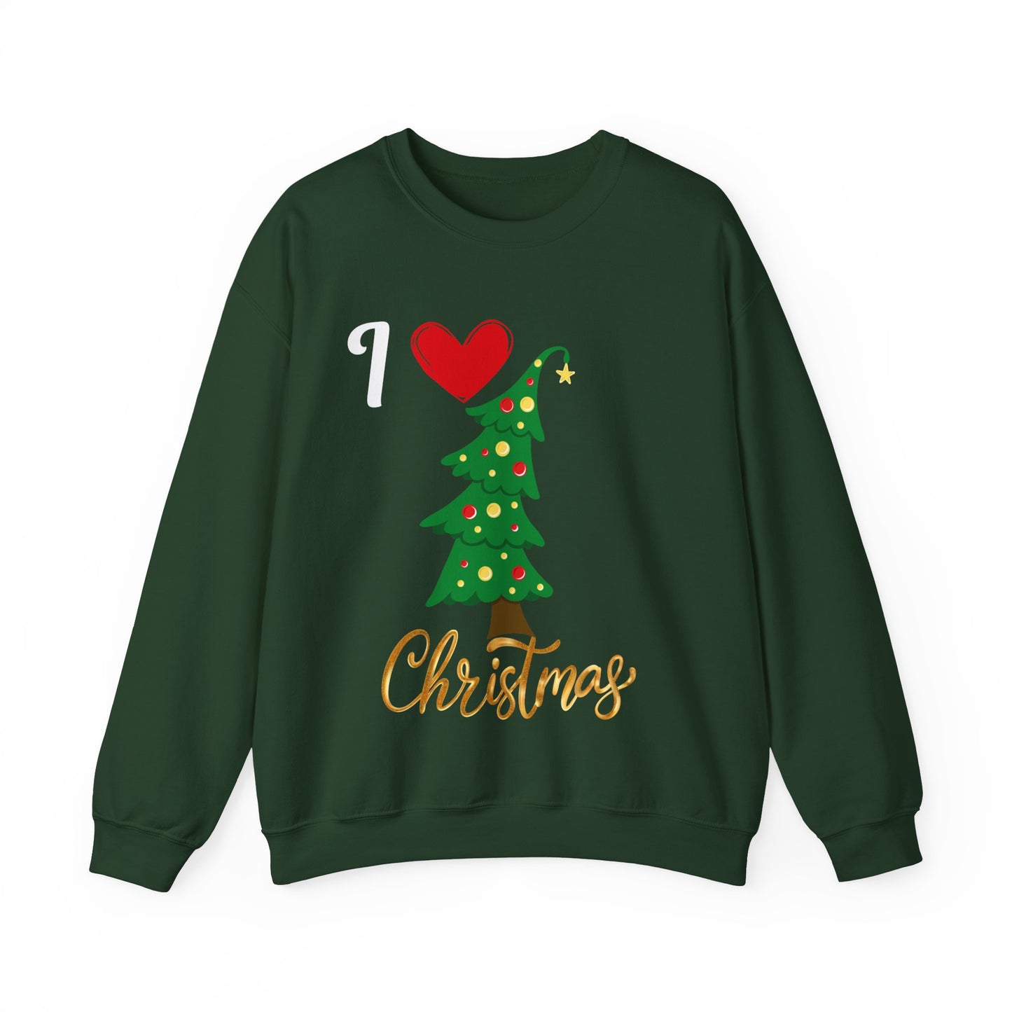 Love Christmas.  Crewneck Sweatshirt