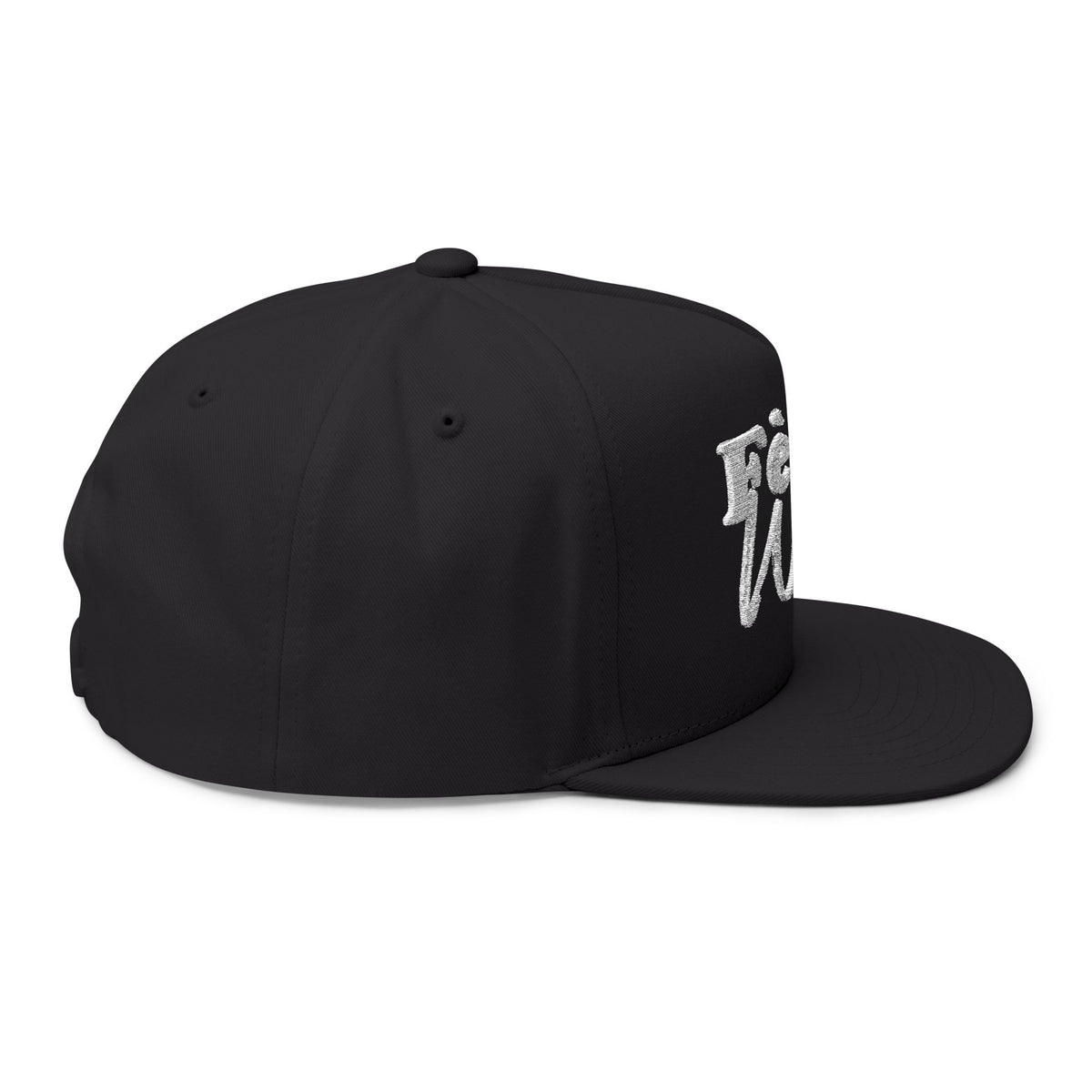 Fè yo wew Stylish Flat Bill Cap | Electric Vibe Hat for Casual Outings, Fashion Statement, Gift Idea for Dad, Birthday Cap