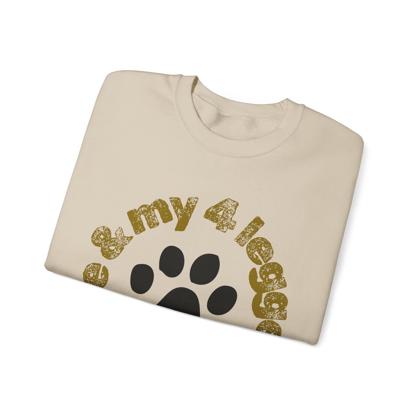 Me and 4 legged best friend Unisex Heavy Blend™ Crewneck Sweatshirt