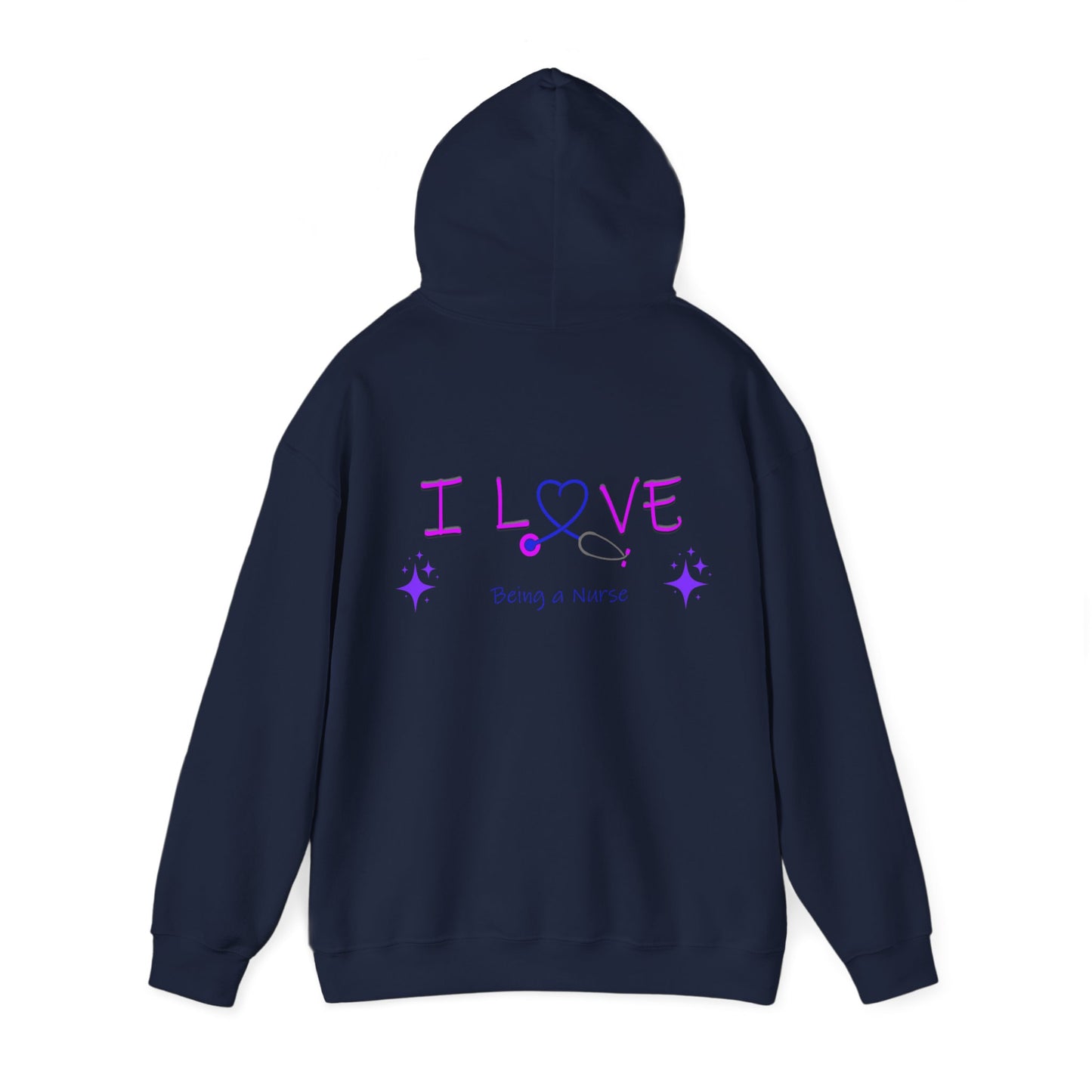 I love being a nurse Unisex Heavy Blend™ Hooded Sweatshirt