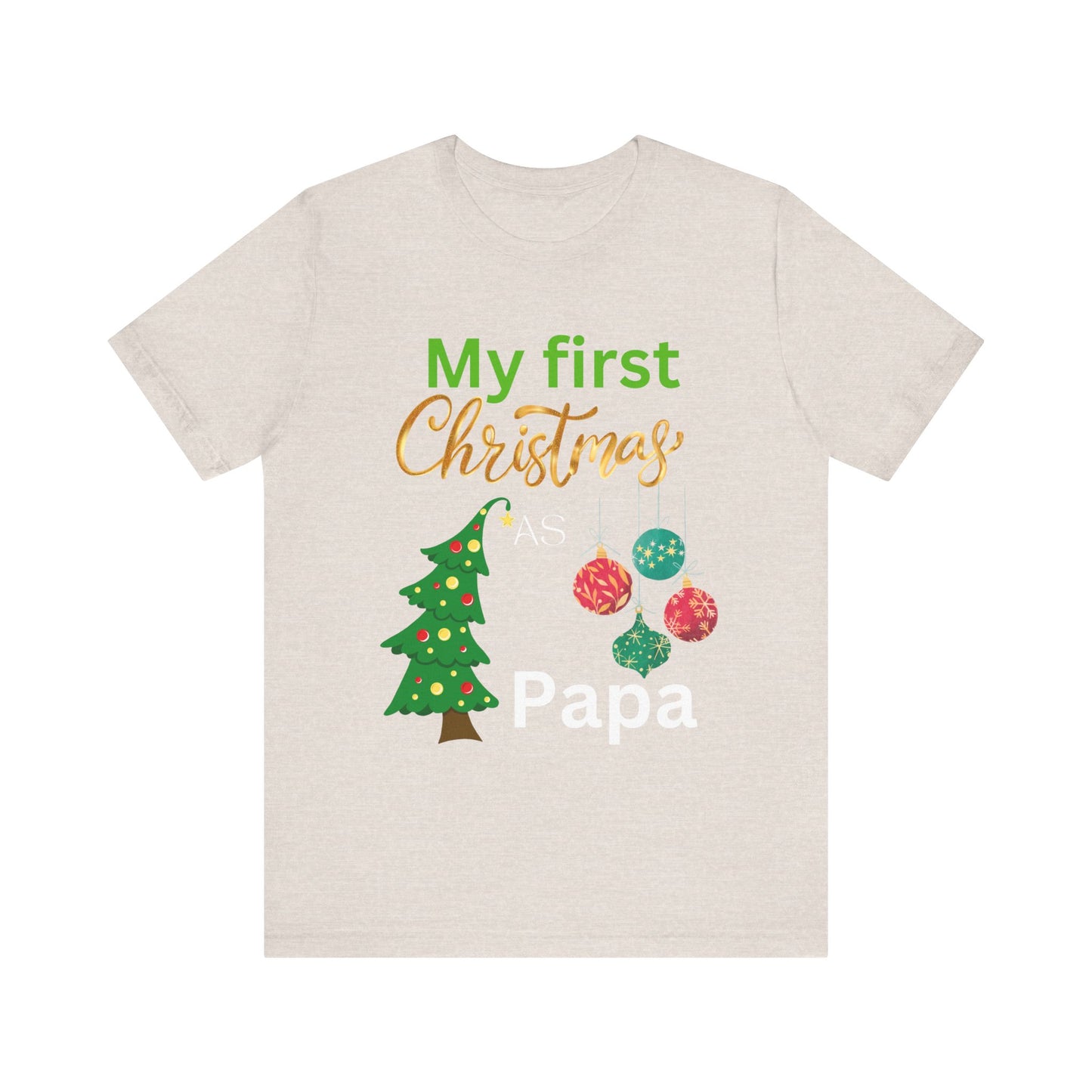 First Christmas as papa, First time dad, first baby,