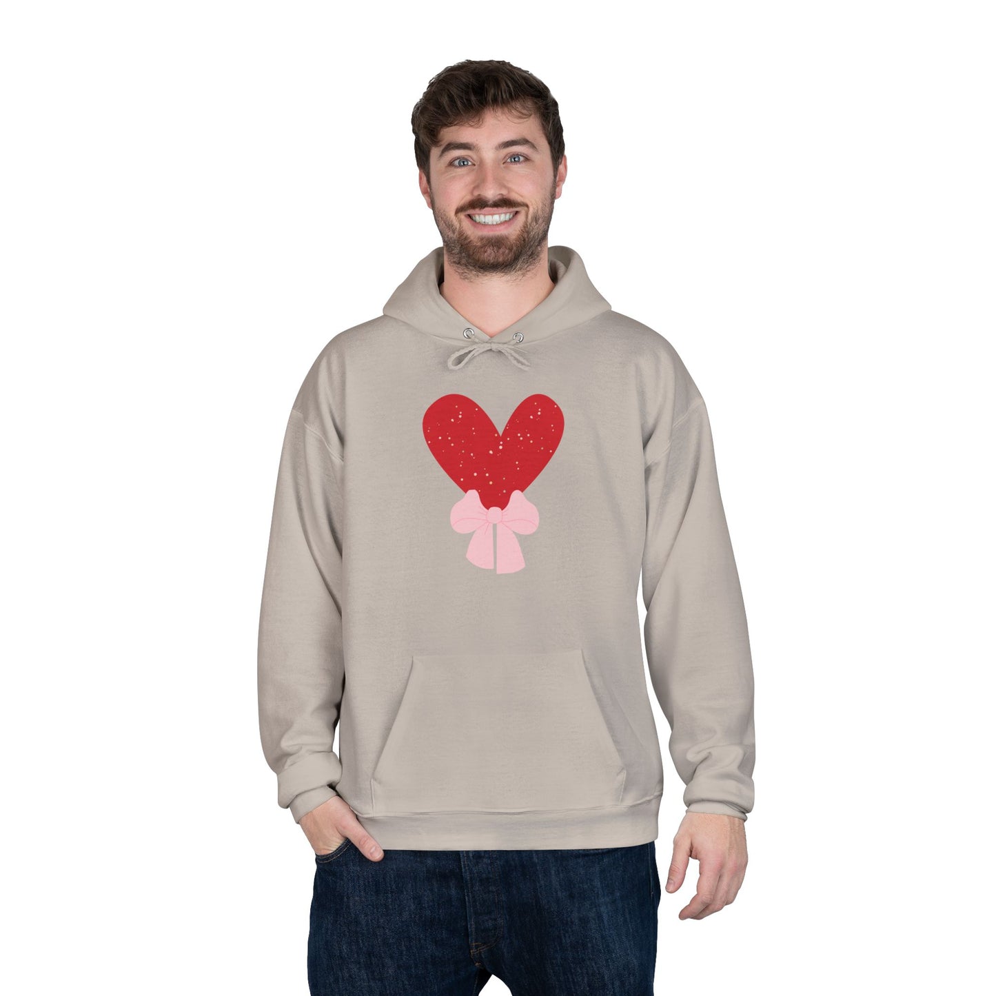 Valentines day heart Unisex EcoSmart® Pullover Hoodie Sweatshirt