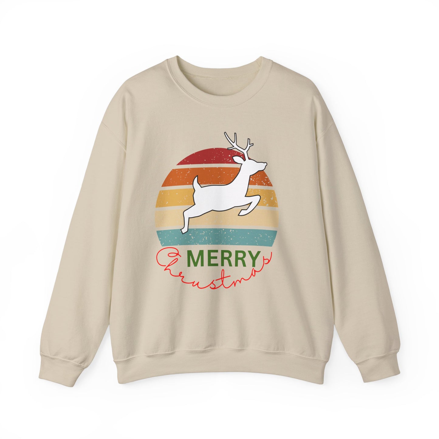 Ho ho ho deer, Merry Christmas. Crewneck Sweatshirt