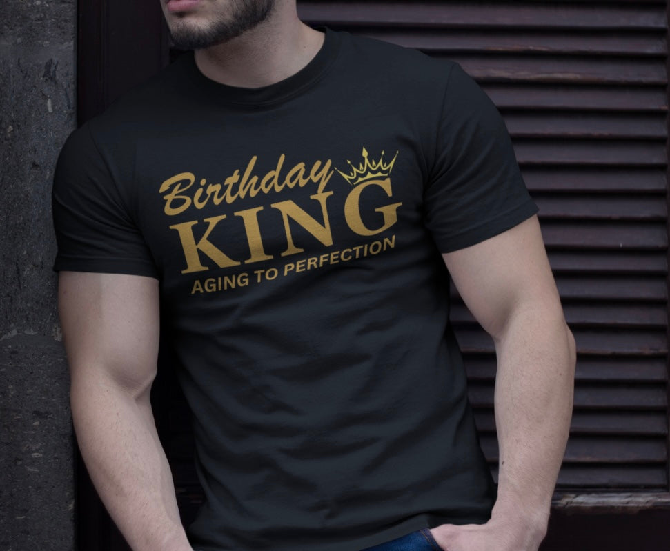 Birthday King and birthday queen Unisex Heavy Cotton Tee