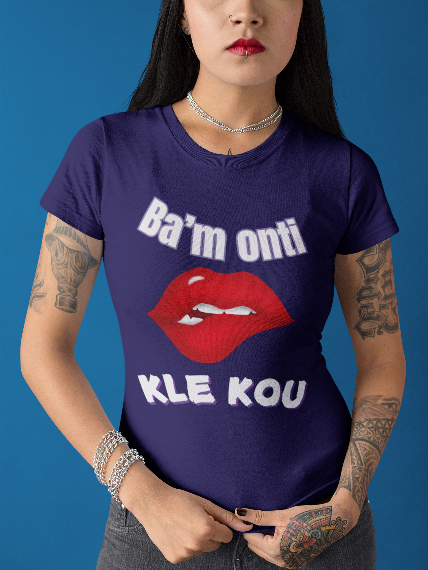 Ba’m onti kle kou Unisex Heavy Cotton Tee